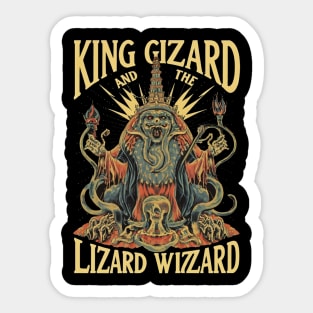 King Gizzard And The Lizard Wizard Sticker